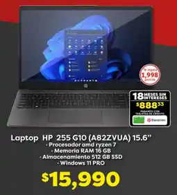 Soriana Híper HP Laptop 255 G10 15.6" oferta