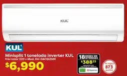 Soriana Híper Kul minisplit 1 tonelada inverter oferta