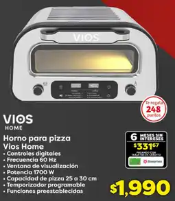 Soriana Híper Vios home horno para pizza oferta