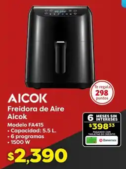 Soriana Híper Aicok freidora de aire oferta