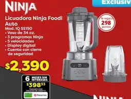 Soriana Híper Ninja licuadora foodi auto oferta