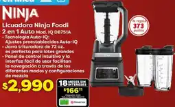 Soriana Híper Ninja licuadora foodi 2 en 1 auto oferta