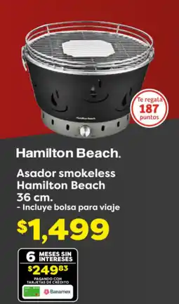 Soriana Híper Hamilton beach asador smokeless oferta