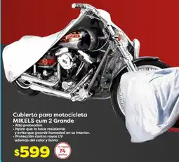 Soriana Híper Mikels cubierta para motocicleta cum grande oferta