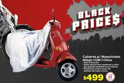 Soriana Híper Cubierta p/ motocicleta mikels cum 1 chica oferta