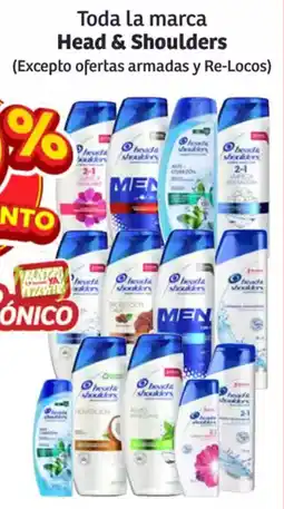 Soriana Híper Head & shoulders toda la marca oferta