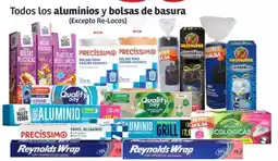 Soriana Híper Todos los aluminios y bolsas de basura oferta