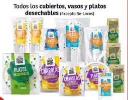 Soriana Híper Todos los cubiertos, vasos y platos desechables oferta