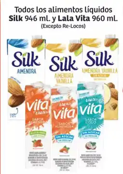 Soriana Híper Silk y lala vita oferta