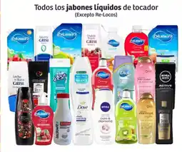 Soriana Híper Jabones líquidos todos los de tocador oferta