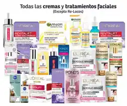 Soriana Híper Cremas y tratamientos faciales todas las oferta