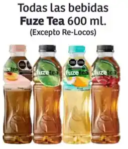 Soriana Híper Fuze tea todas las bebidas oferta