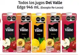 Soriana Híper Del valle edge todos los jugos oferta