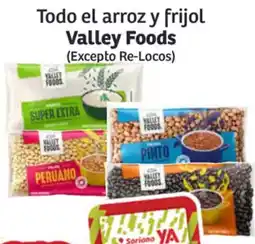 Soriana Híper Valley foods todo el arroz y frijol oferta
