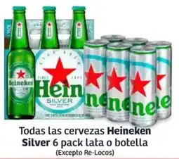 Soriana Híper Heineken silver todas las cervezas oferta