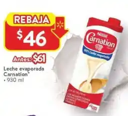 Walmart Carnation leche evaporada oferta