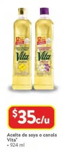 Walmart Vita aceite de soya o canola oferta
