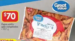 Walmart Great value gajo congeladas oferta