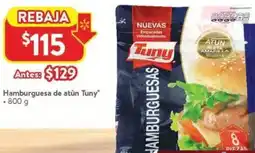 Walmart Tuny hamburguesa de atún oferta