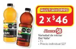 Walmart Del valle variedad de néctar oferta