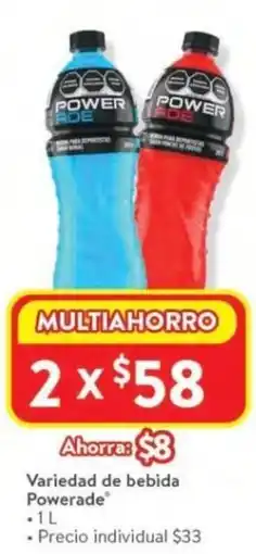 Walmart Powerade variedad de bebida oferta
