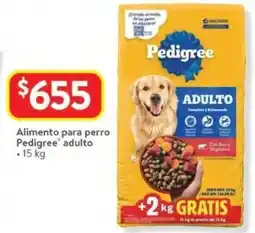 Walmart Pedigree alimento para perro adulto oferta