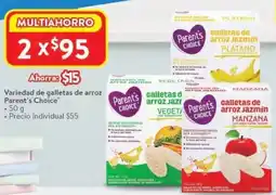 Walmart Parent's choice variedad de galletas de arroz oferta