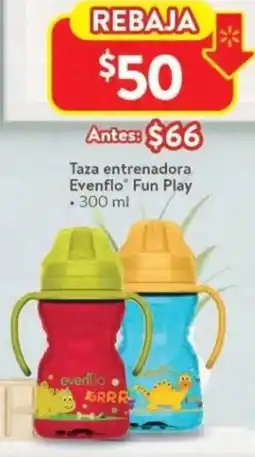 Walmart Evenflo fun play taza entrenadora oferta