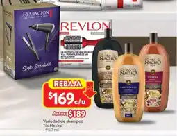 Walmart Tío nacho variedad de shampoo oferta