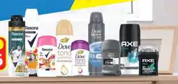 Walmart Rexona, dove o axe variedad de desodorante oferta