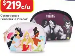 Walmart Princesas o villanas cosmetiquera oferta