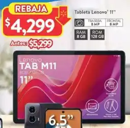 Walmart Lenovo tableta 11" oferta