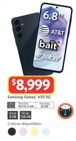 Walmart Samsung galaxy a55 5g oferta