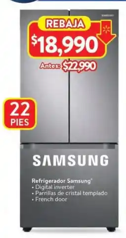 Walmart Samsung refrigerador oferta