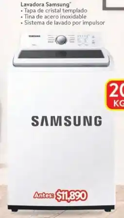 Walmart Samsung lavadora oferta