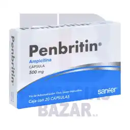 Farmacias Bazar PENBRITIN 500MG 20 CAPSULAS oferta