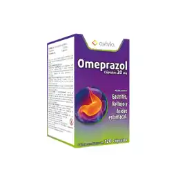 Farmacias Bazar OMEPRAZOL 20MG 120 CAPSULAS AVIVIA oferta