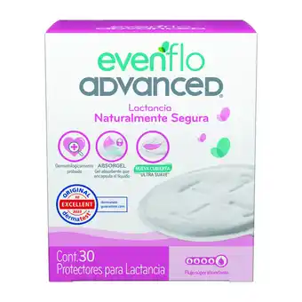 Farmacias YZA Evenflo Pads 30 Pzas oferta