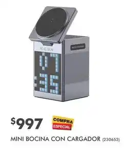 The Home Depot Mini bocina con cargador oferta