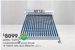 The Home Depot Era - calentador de agua solar 18 tubos 180l baja presion oferta