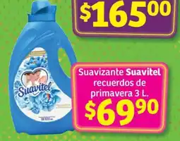 Soriana Híper Suavizante Suavitel recuerdos de primavera 3 L oferta
