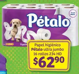 Soriana Híper Papel higiénico Pétalo ultra jumbo oferta