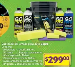 Soriana Híper Cubeta kit de lavado para auto Gopro oferta