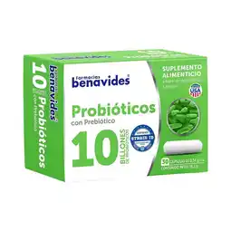 Farmacias Benavides 10 Billones Probióticos con Prebiótico oferta