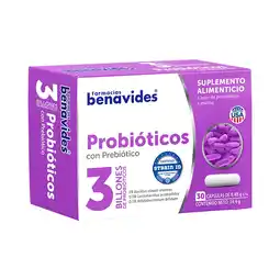 Farmacias Benavides 3 Billones Probióticos con Prebiótico oferta