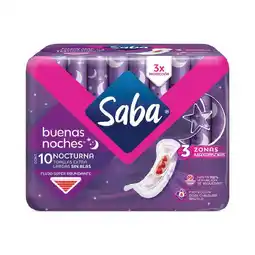 Farmacias Benavides Buenas Noches Nocturna Toallas Femeninas Extra Largas sin Alas Flujo Súper Abundante oferta