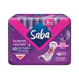 Farmacias Benavides Buenas Noches Nocturna Toallas Femeninas Extra Largas sin Alas Flujo Súper Abundante oferta
