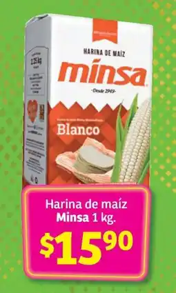 Soriana Súper Harina de maíz Minsa 1 kg oferta