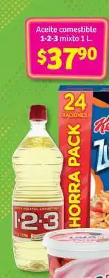 Soriana Súper Aceite comestible 1-2-3 mixto 1 L oferta