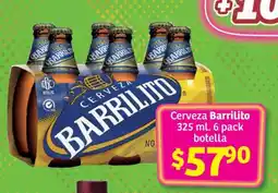 Soriana Súper Cerveza Barrilito oferta